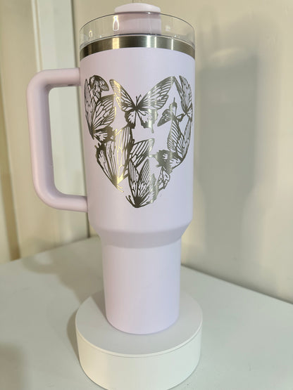 Single Logo Tumbler Engraving