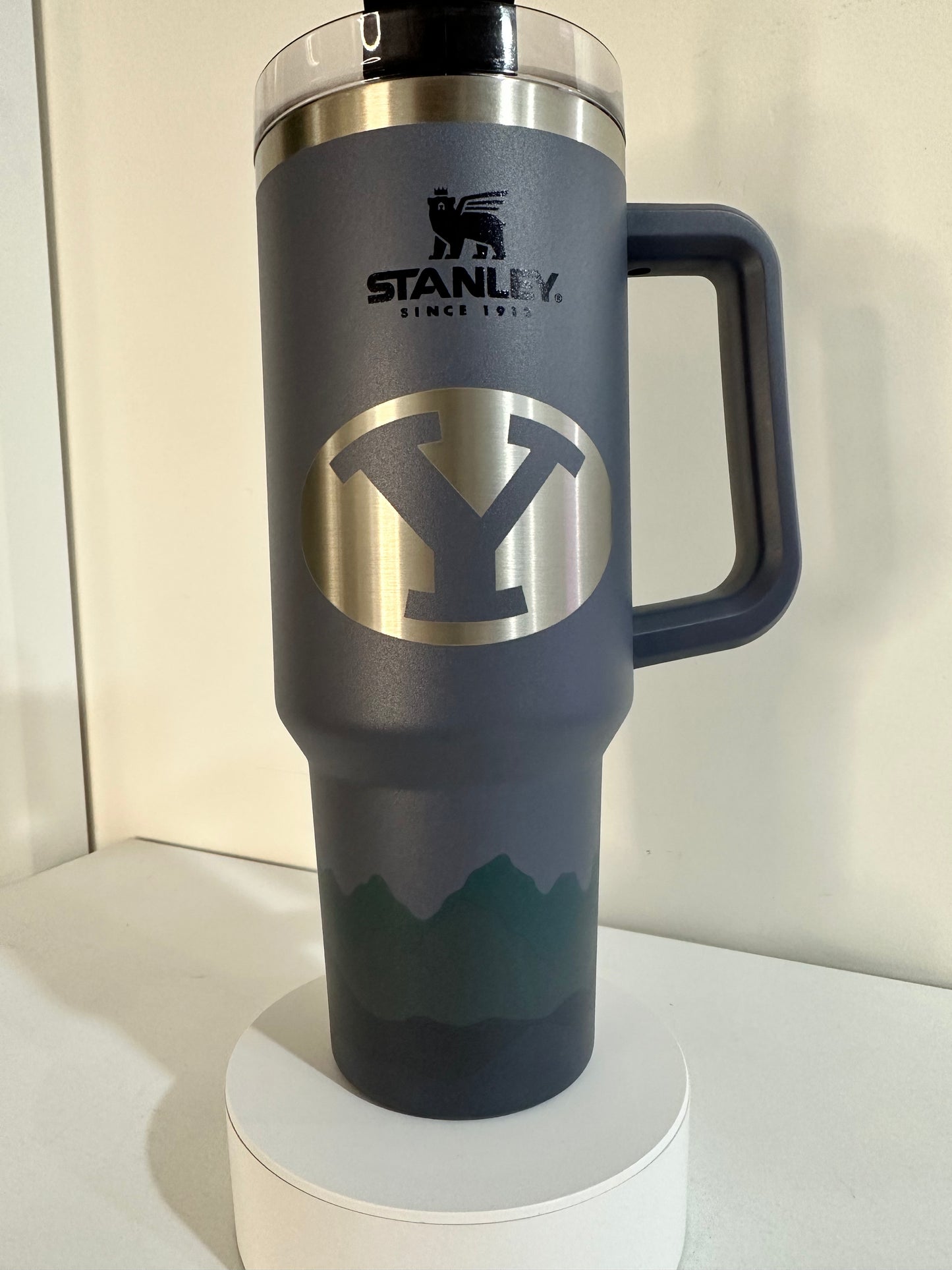 Single Logo Tumbler Engraving