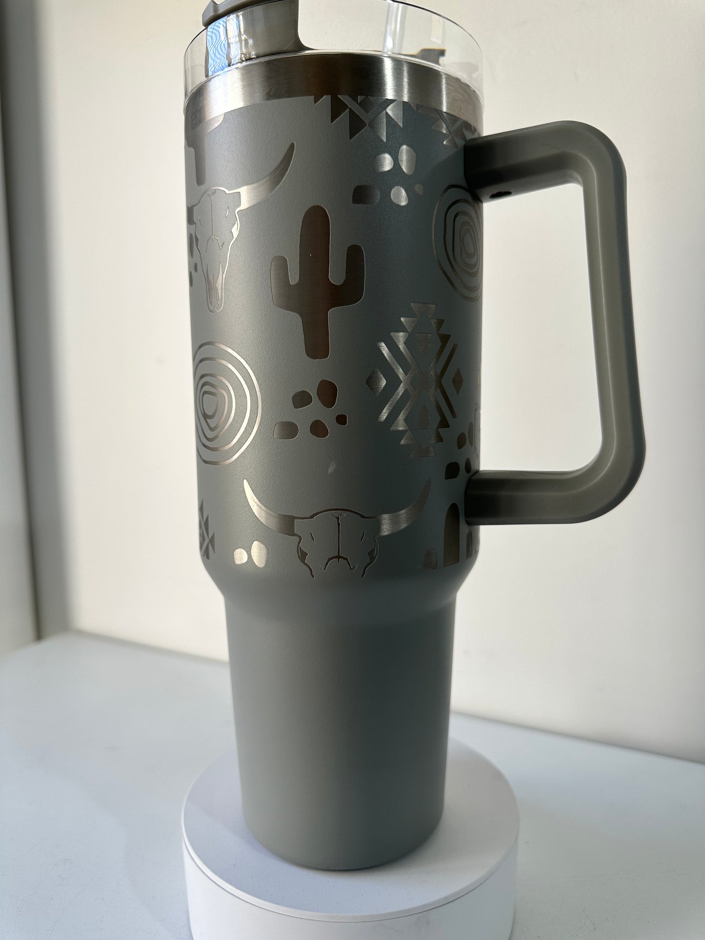 Half Wrapped Tumbler Engraving Designs