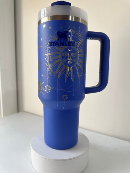 Half Wrapped Tumbler Engraving Designs