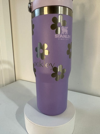 Half Wrapped Tumbler Engraving Designs