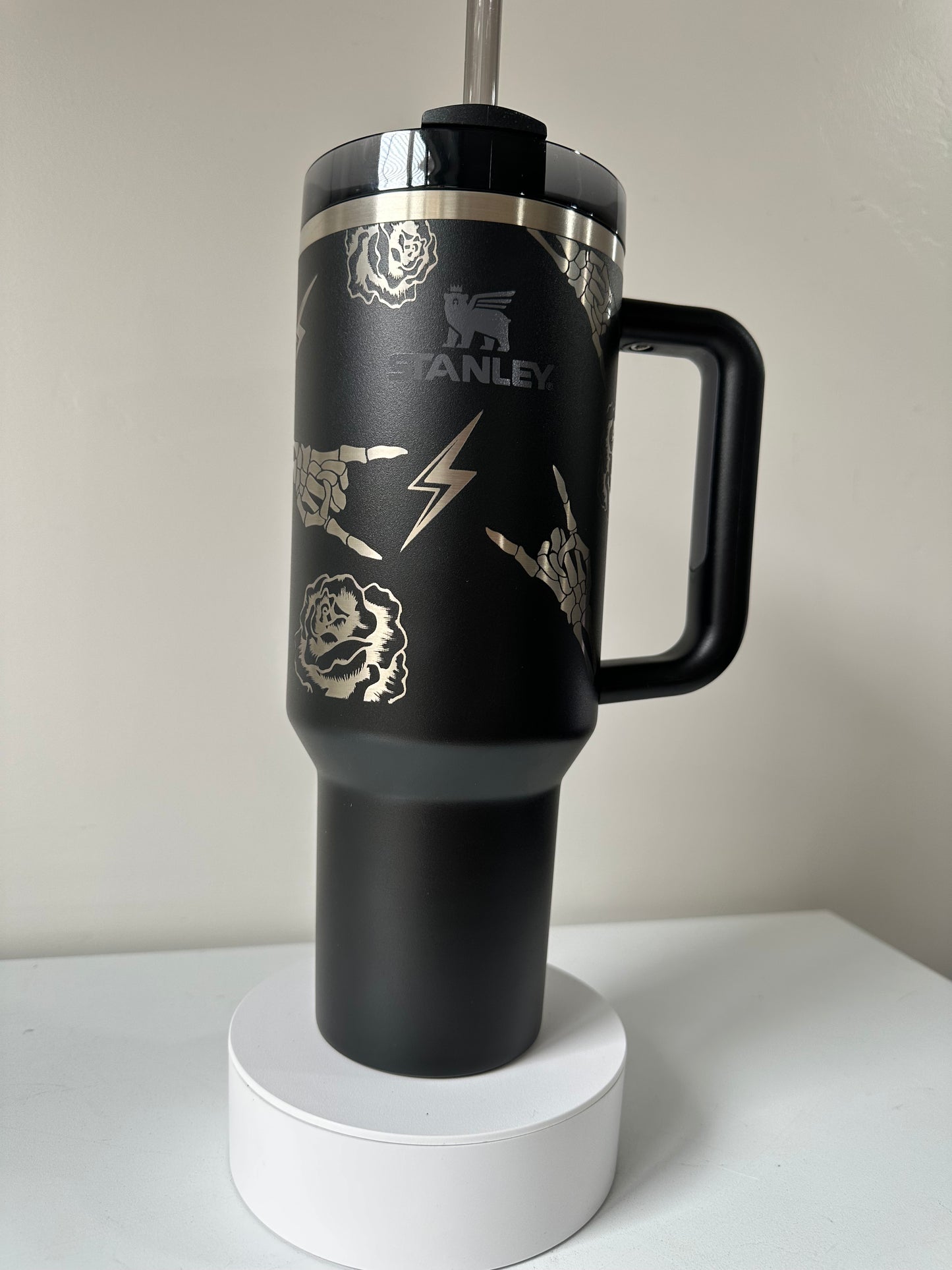 Laser Engraved Stanley® Quencher 30 oz H2.0 FlowState Vacuum Mug with